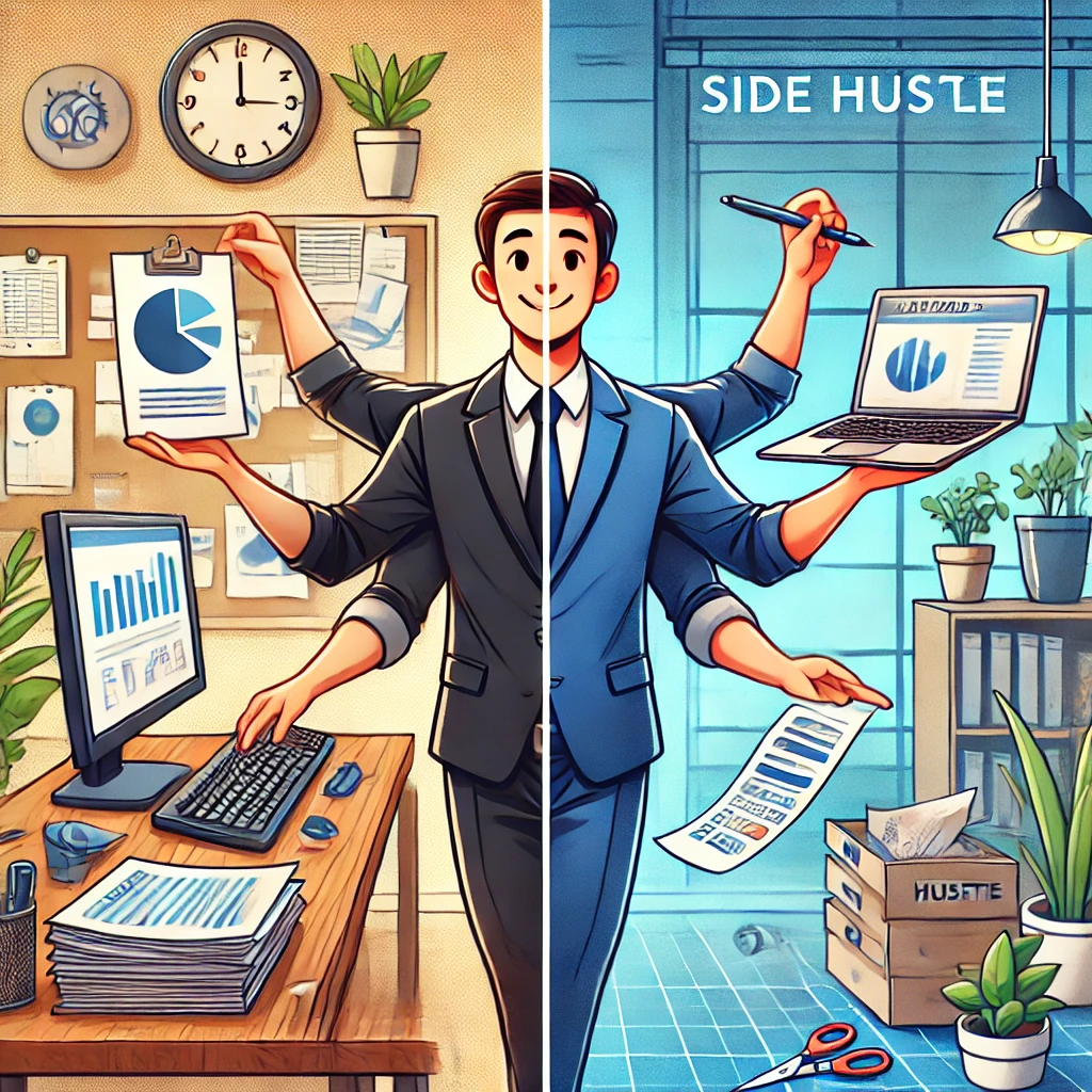 Tips on starting a profitable side hustle while maintaining a full-time job